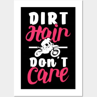 Motocross dirt bike woman girl gift Posters and Art